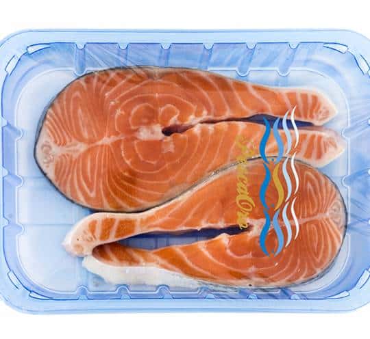 Rodajas de salmón